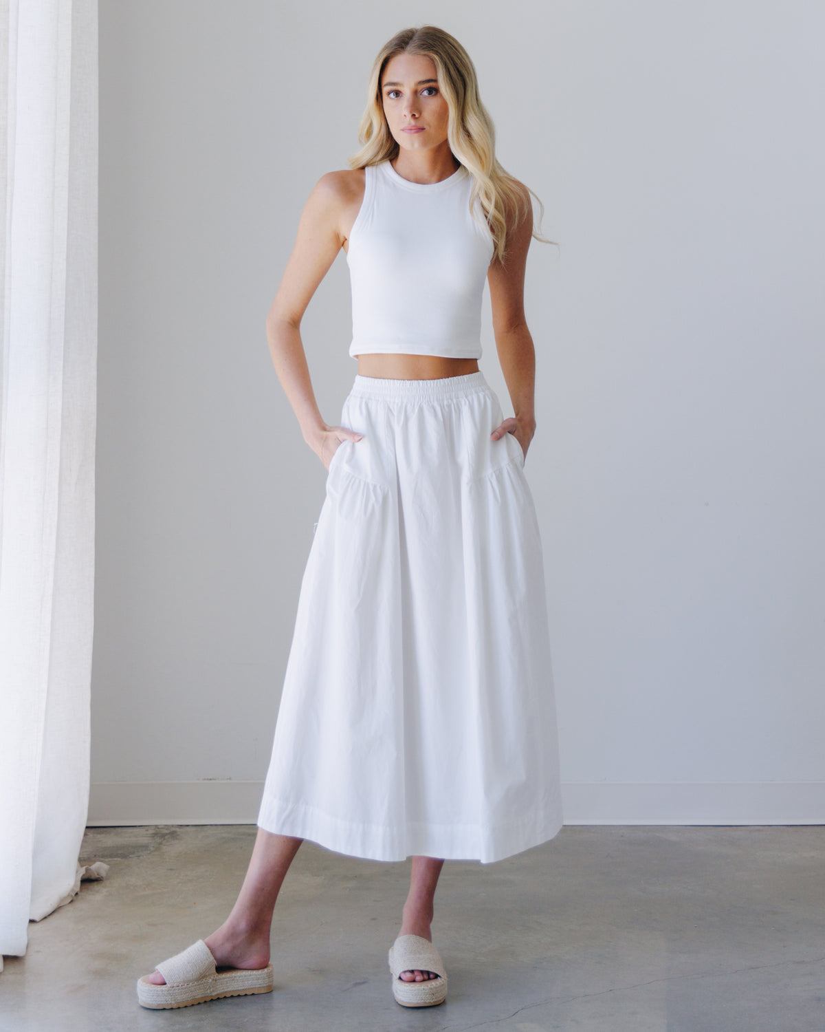 Nantucket Poplin Skirt