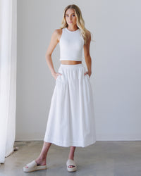 Nantucket Poplin Skirt
