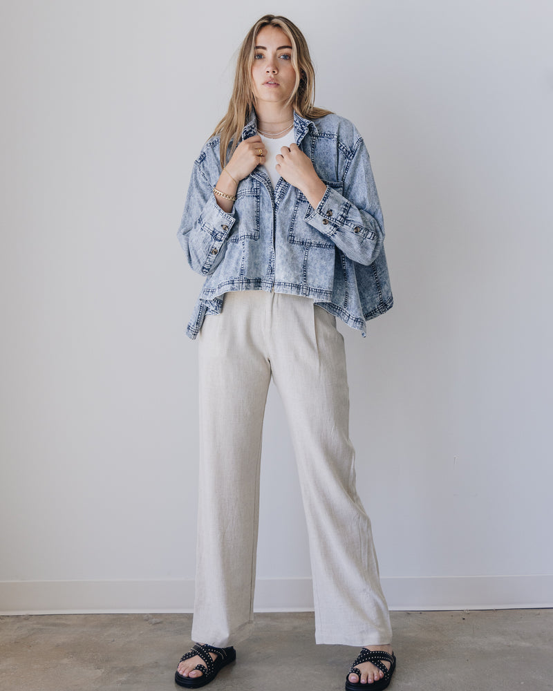 Back To You Denim Top