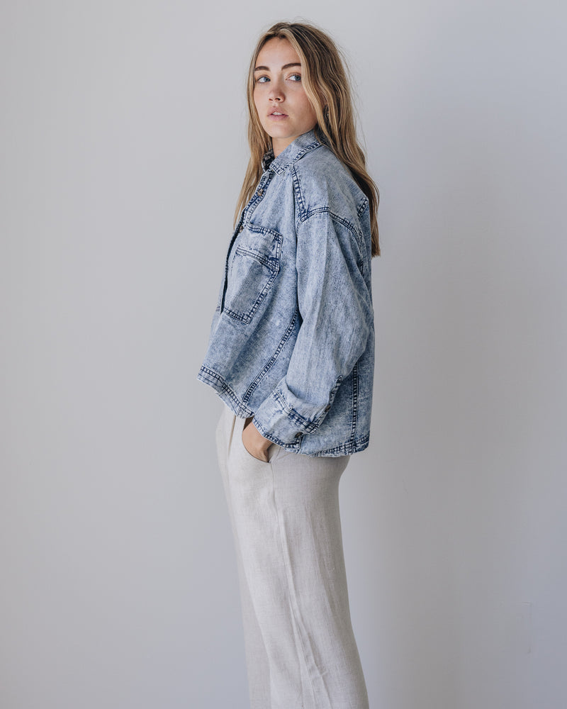 Back To You Denim Top