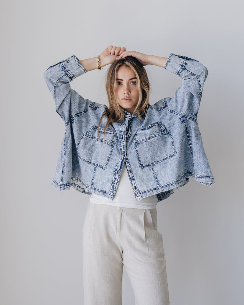 Back To You Denim Top