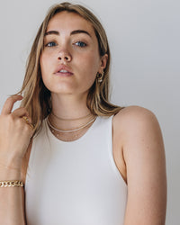 Laguna Pearl Hoop Earrings