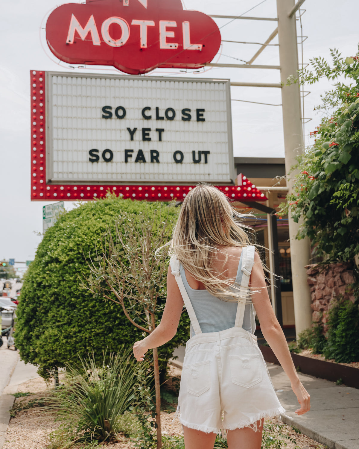 Denim Rhinestone Overall