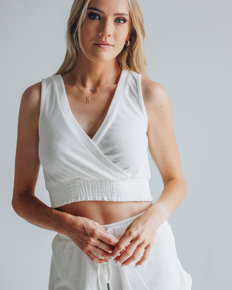 Terry Surplice Top